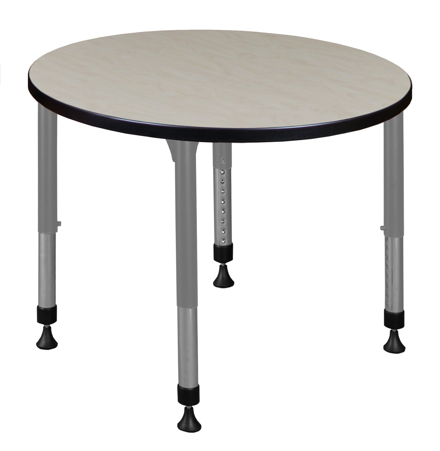 Regency Kee 30 in. Round Height Adjustable Mobile Classroom Activity Table