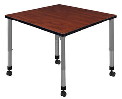 Regency Kee 36 in. Square Height Adjustable Mobile Classroom Activity Table