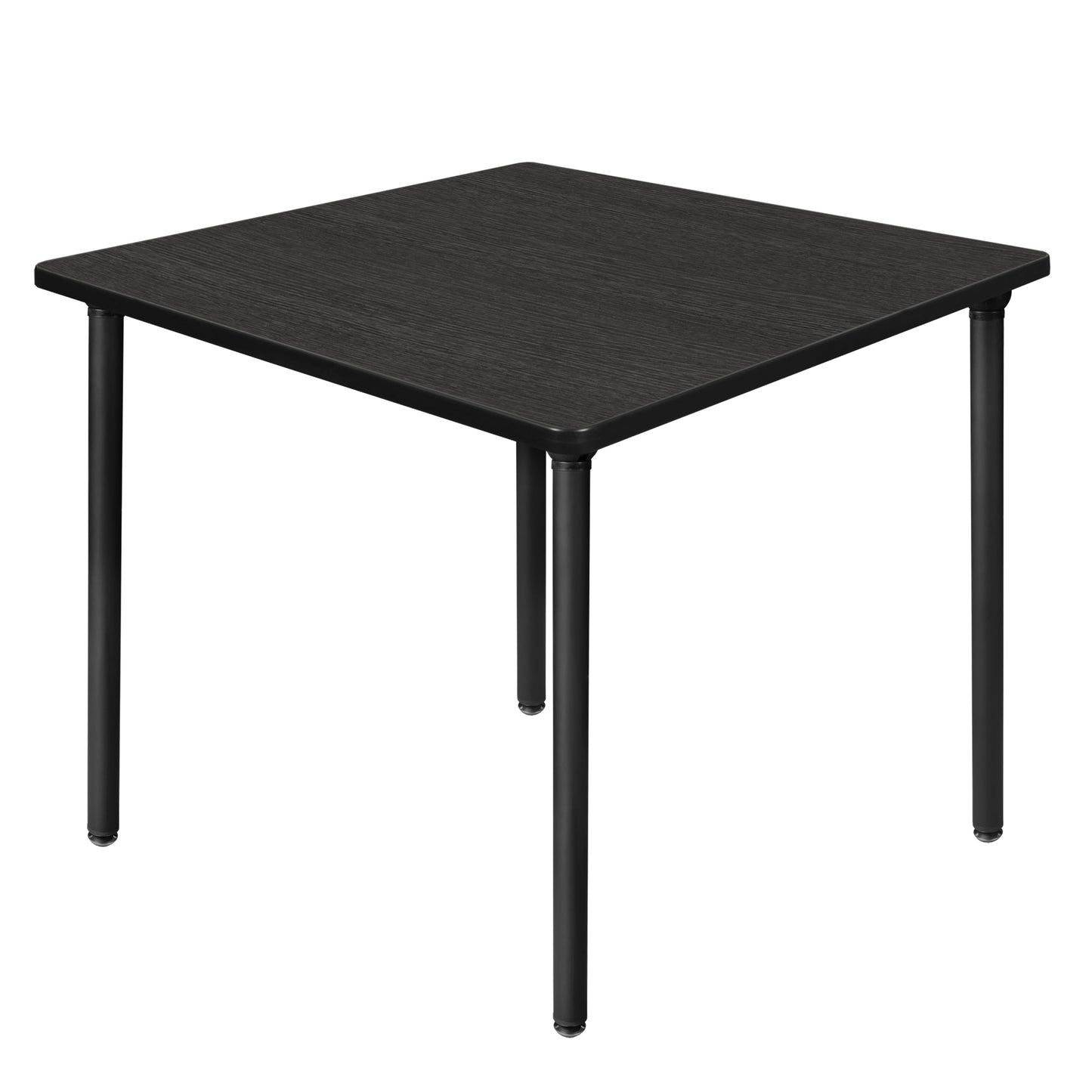 Regency Kee 36 in. Medium Square Breakroom Table, Black Folding Legs