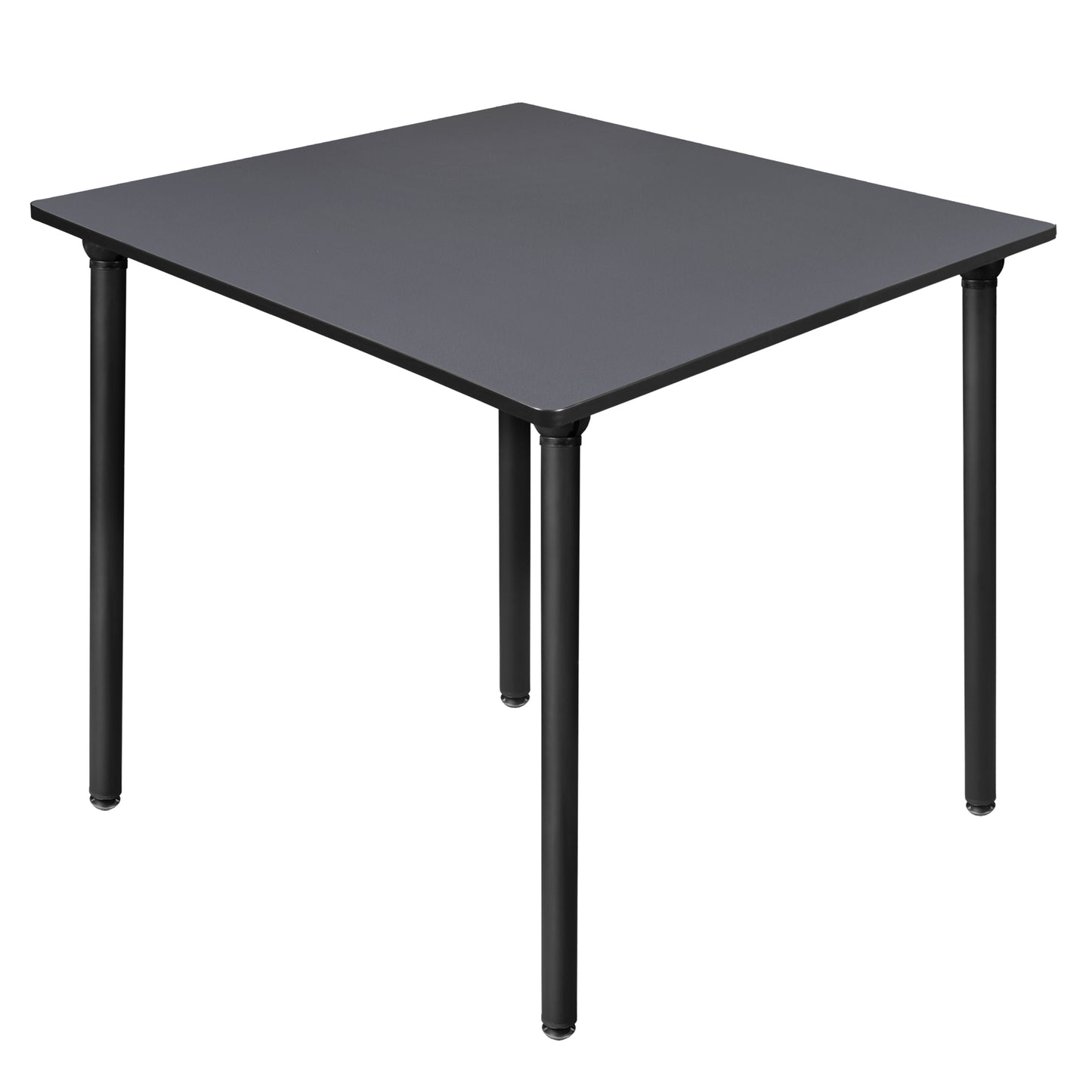 Regency Kee 48 in. Large Square Breakroom Table, Black Folding Legs