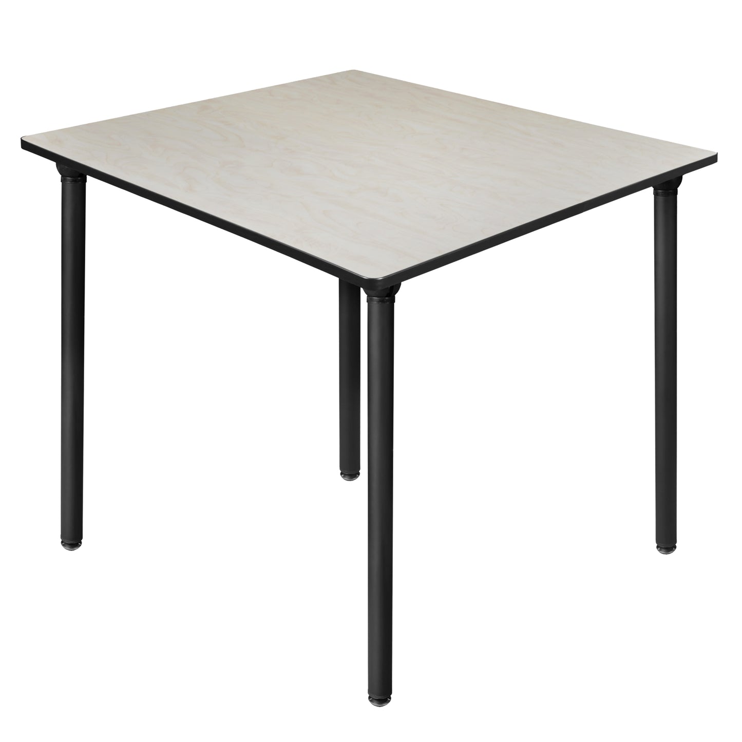 Regency Kee 48 in. Large Square Breakroom Table, Black Folding Legs