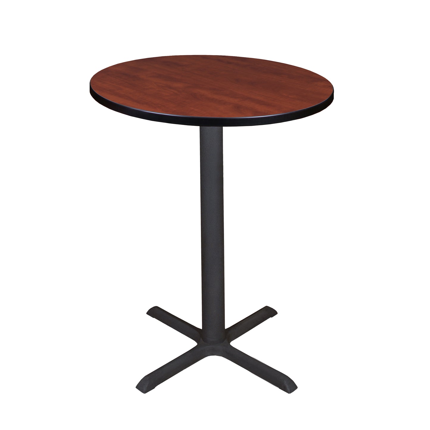 Regency Cain Small 30 in. Round X - Base Cafe Table