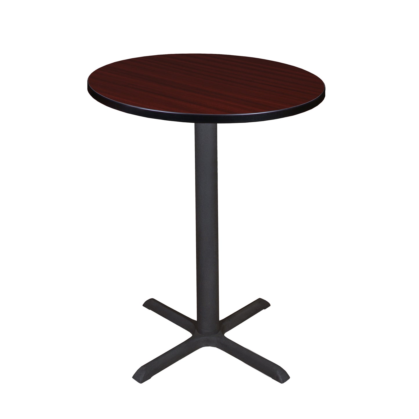 Regency Cain Small 30 in. Round X - Base Cafe Table
