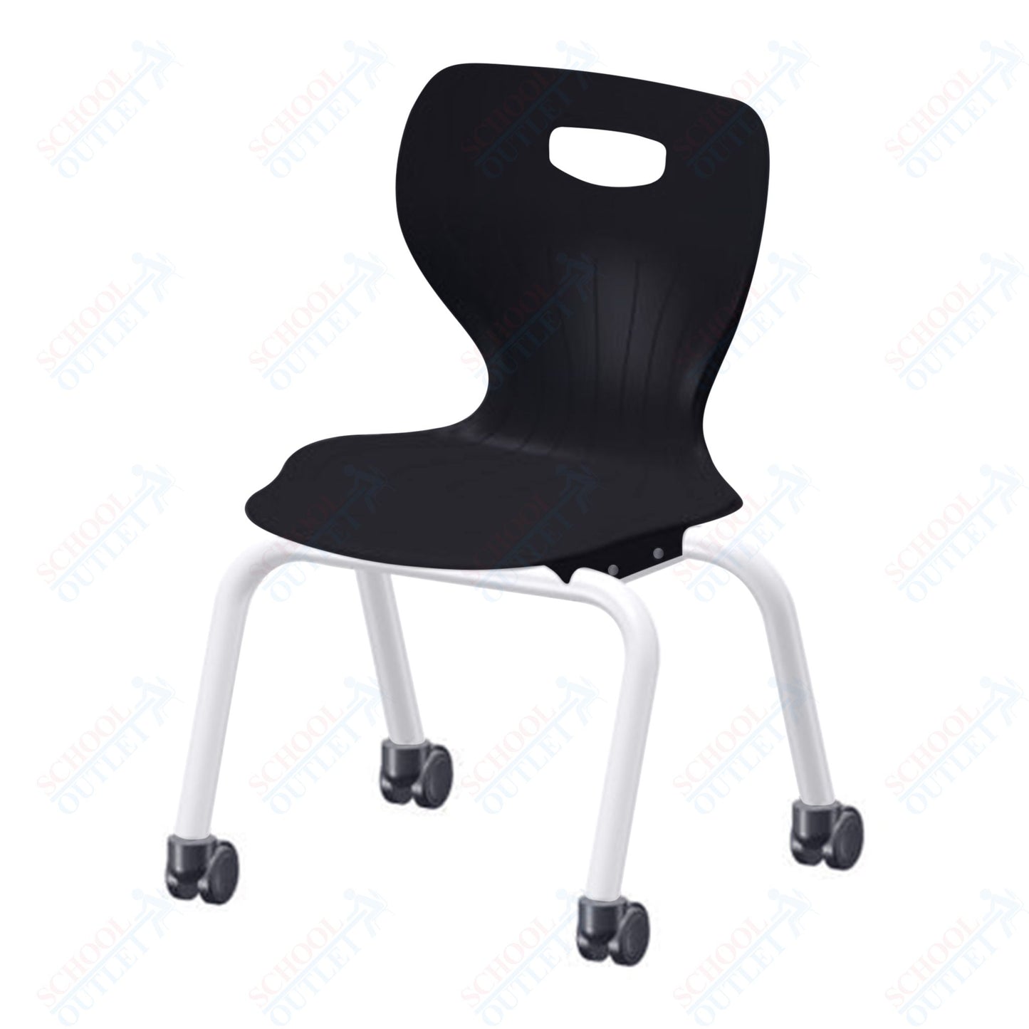 USA Capitol Euroflex 3500 Series 14" Mobile Stackable Chair (3504C)