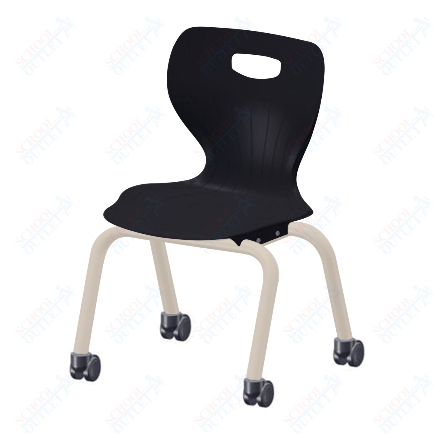 USA Capitol Euroflex 3500 Series 14" Mobile Stackable Chair (3504C)