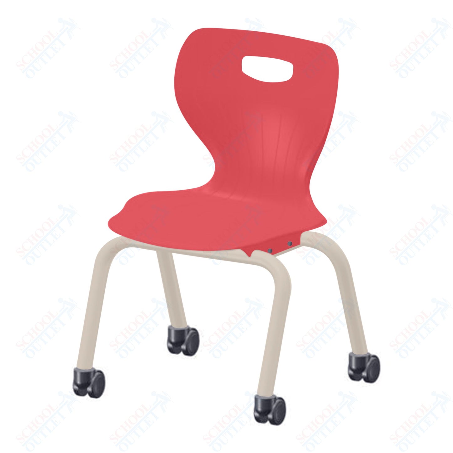 USA Capitol Euroflex 3500 Series 14" Mobile Stackable Chair (3504C)