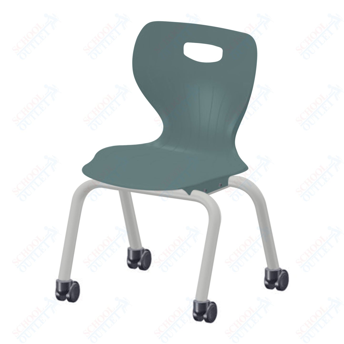 USA Capitol Euroflex 3500 Series 14" Mobile Stackable Chair (3504C)