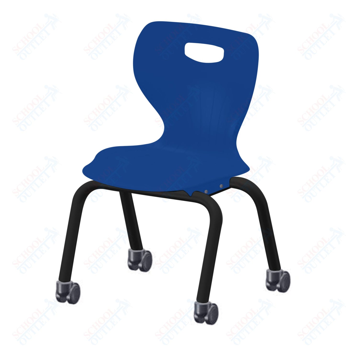 USA Capitol Euroflex 3500 Series 14" Mobile Stackable Chair (3504C)