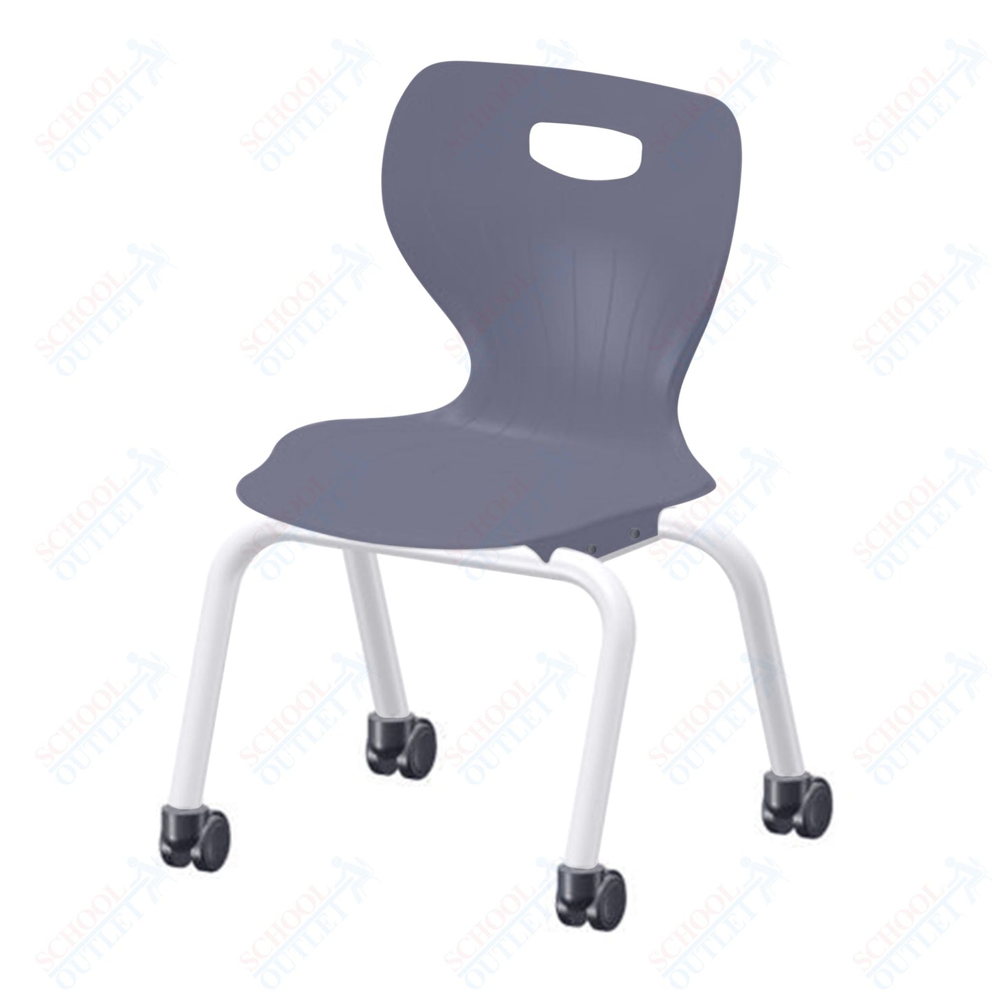 USA Capitol Euroflex 3500 Series 14" Mobile Stackable Chair (3504C)