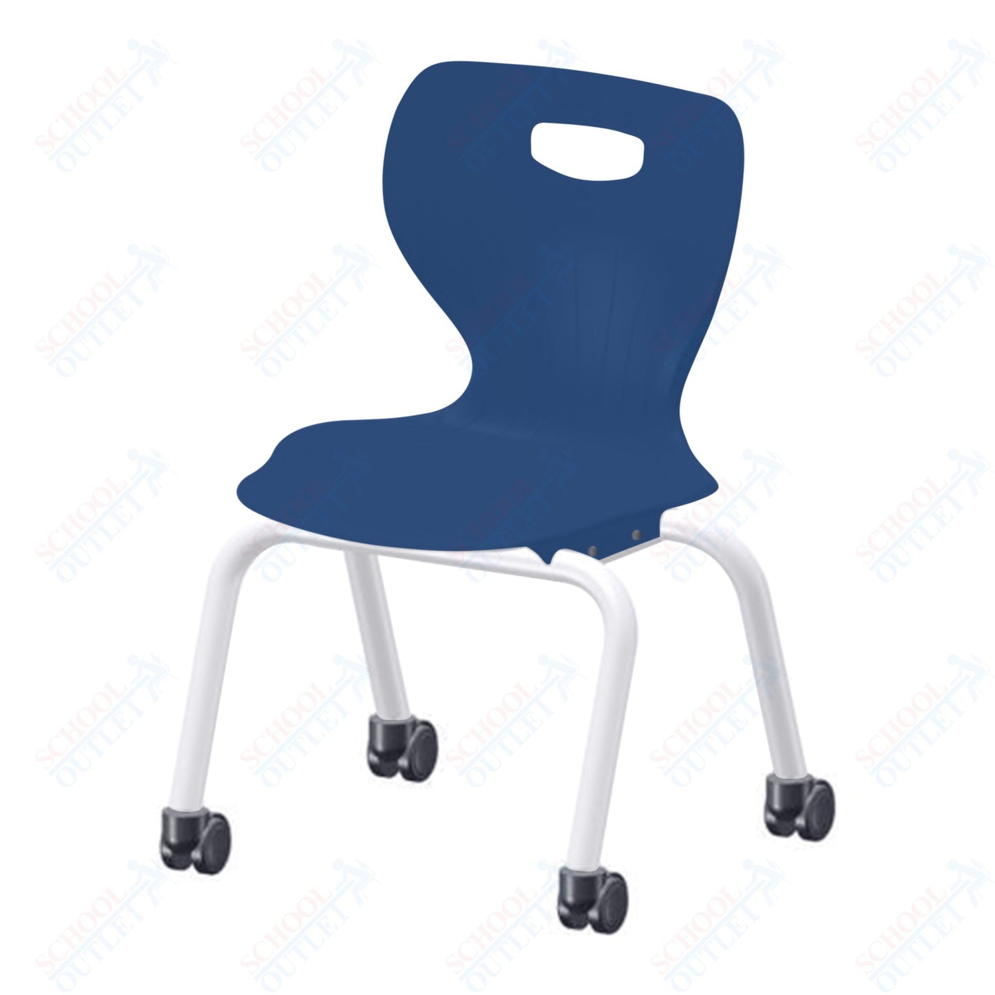 USA Capitol Euroflex 3500 Series 14" Mobile Stackable Chair (3504C)