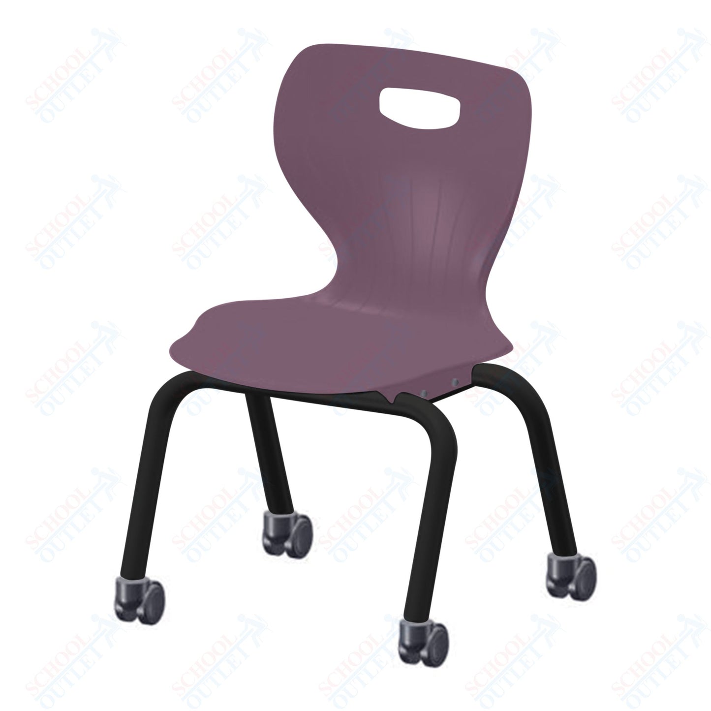 USA Capitol Euroflex 3500 Series 14" Mobile Stackable Chair (3504C)