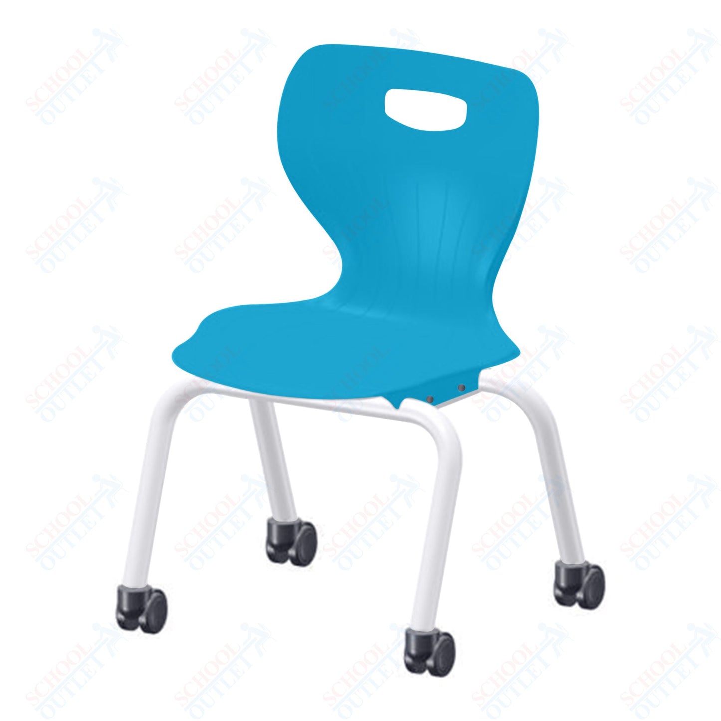 USA Capitol Euroflex 3500 Series 14" Mobile Stackable Chair (3504C)