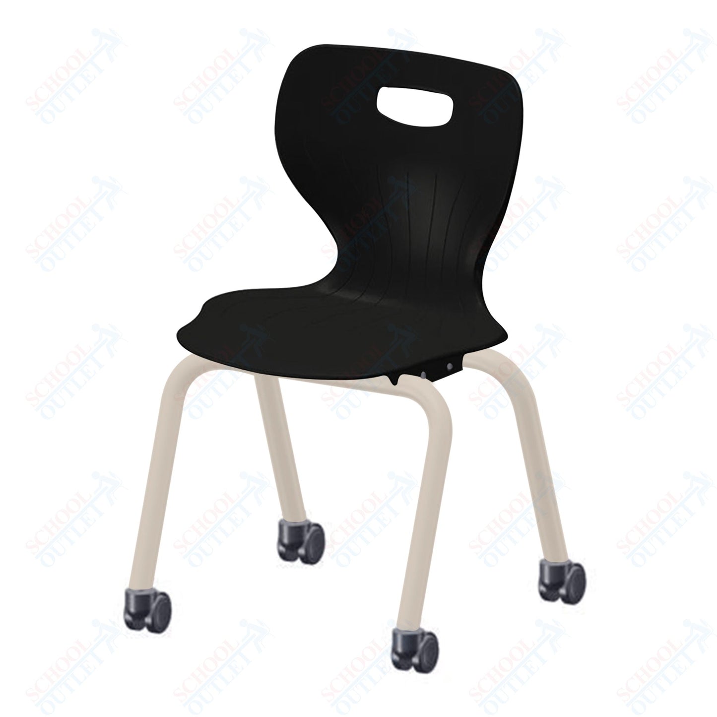 USA Capitol Euroflex 3500 Series 16" Mobile Stackable Chair (3506C)