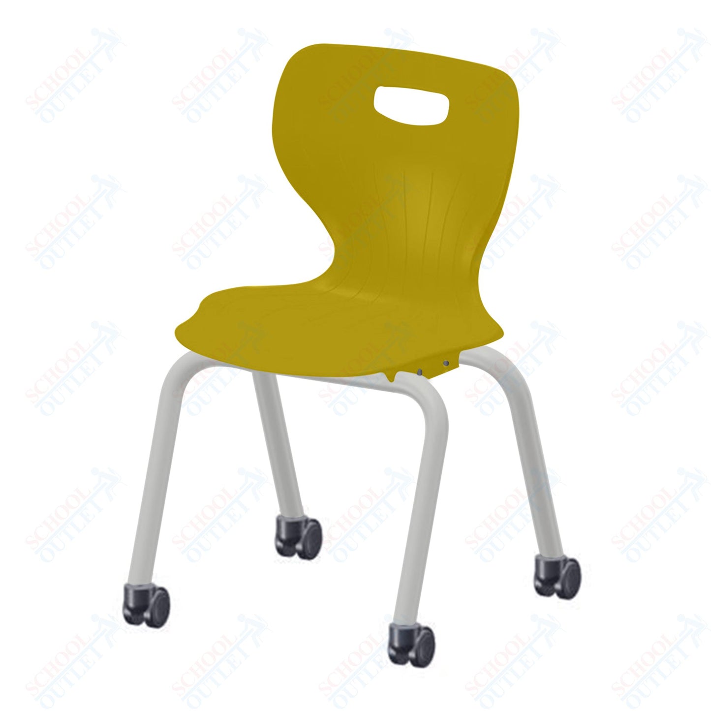 USA Capitol Euroflex 3500 Series 16" Mobile Stackable Chair (3506C)