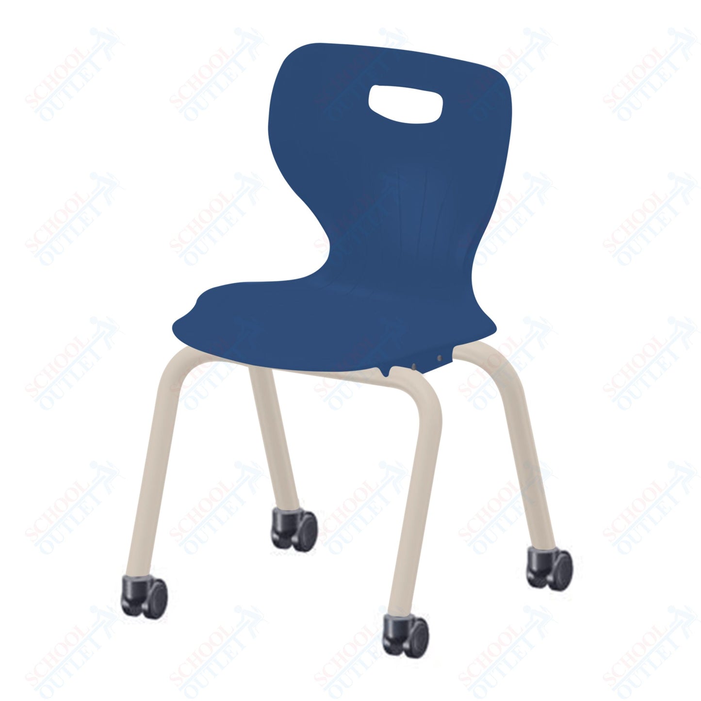 USA Capitol Euroflex 3500 Series 16" Mobile Stackable Chair (3506C)