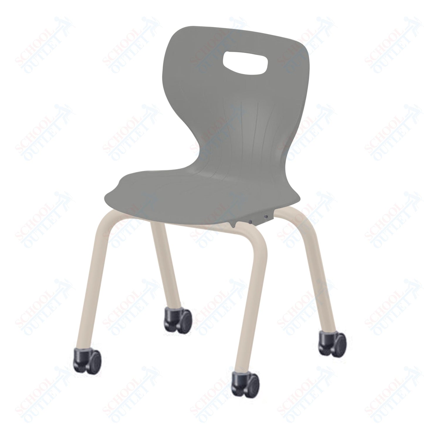 USA Capitol Euroflex 3500 Series 16" Mobile Stackable Chair (3506C)