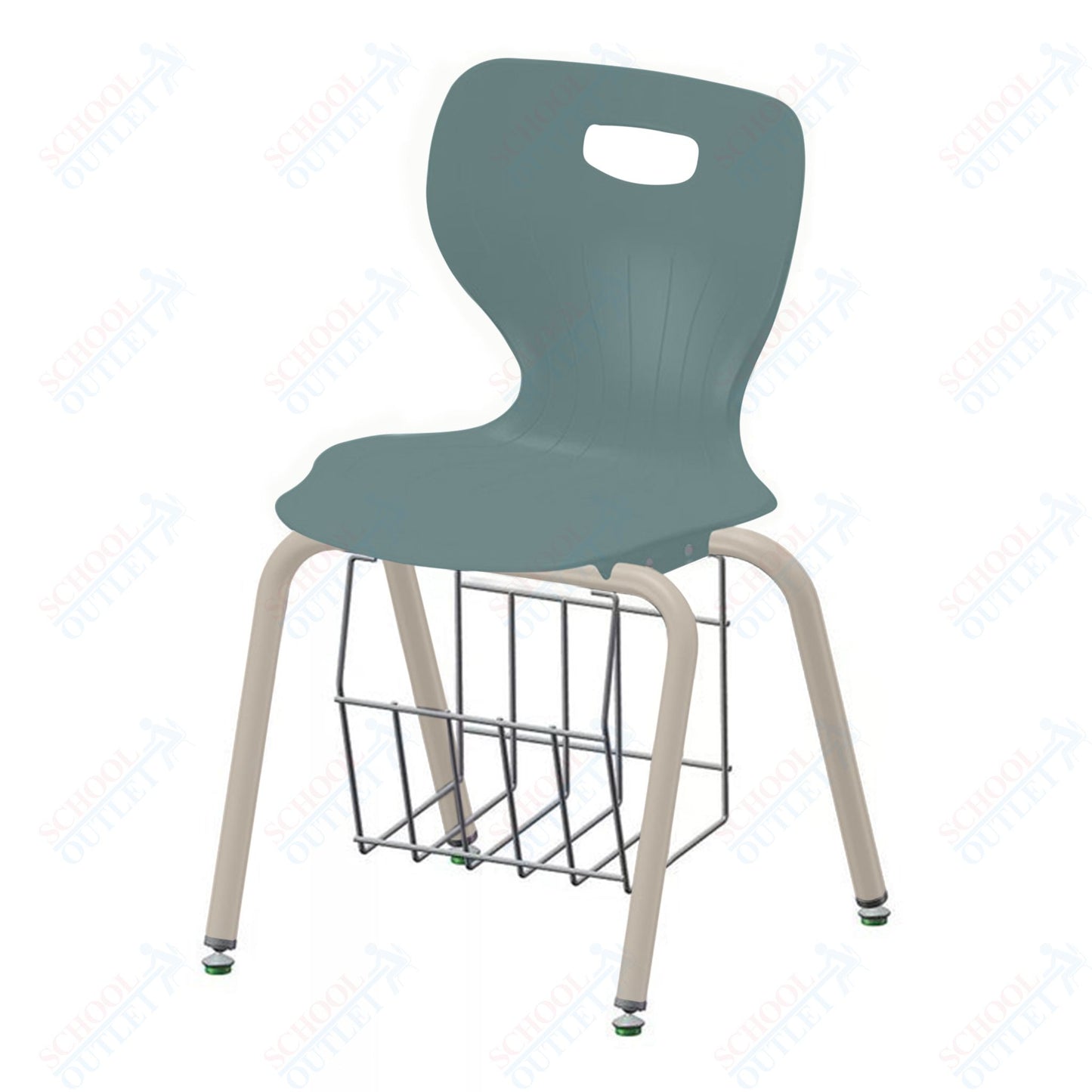 USA Capitol Euroflex 3500 Series 14" Chair with Book Basket (3514)