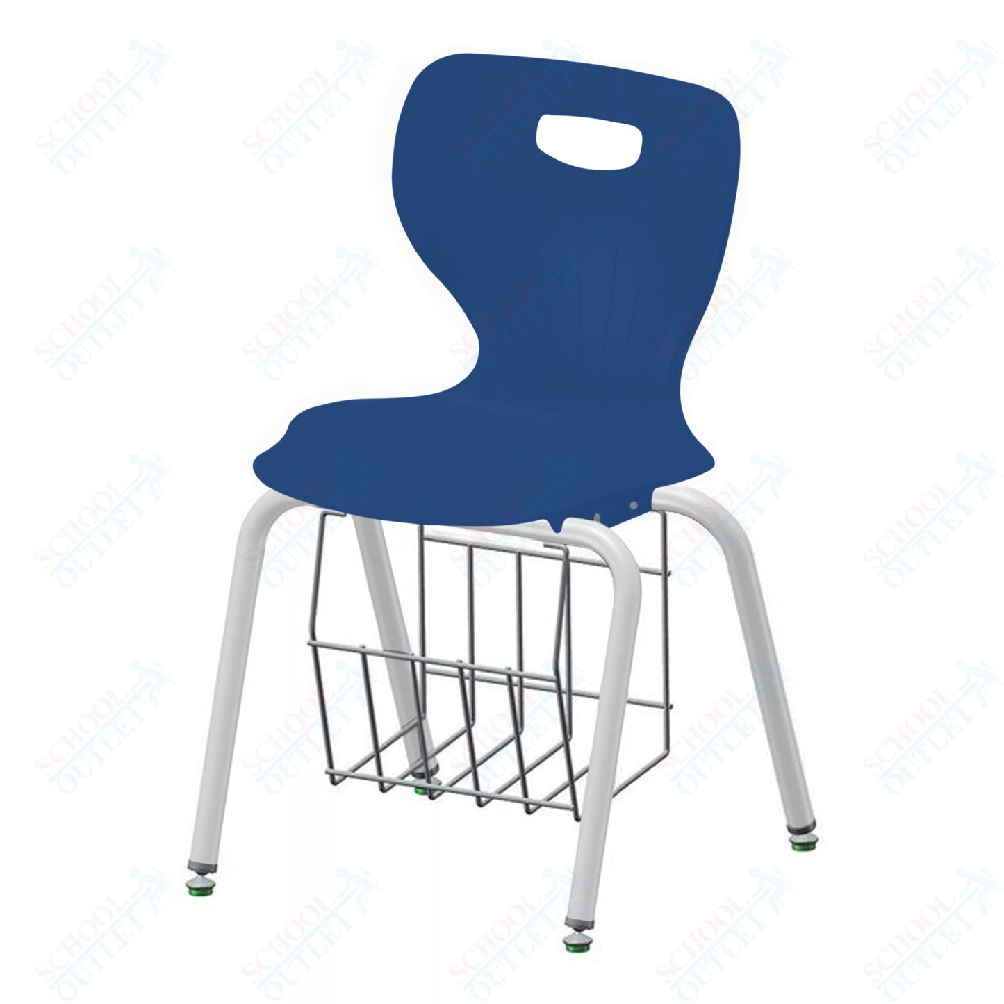 USA Capitol Euroflex 3500 Series 14" Chair with Book Basket (3514)