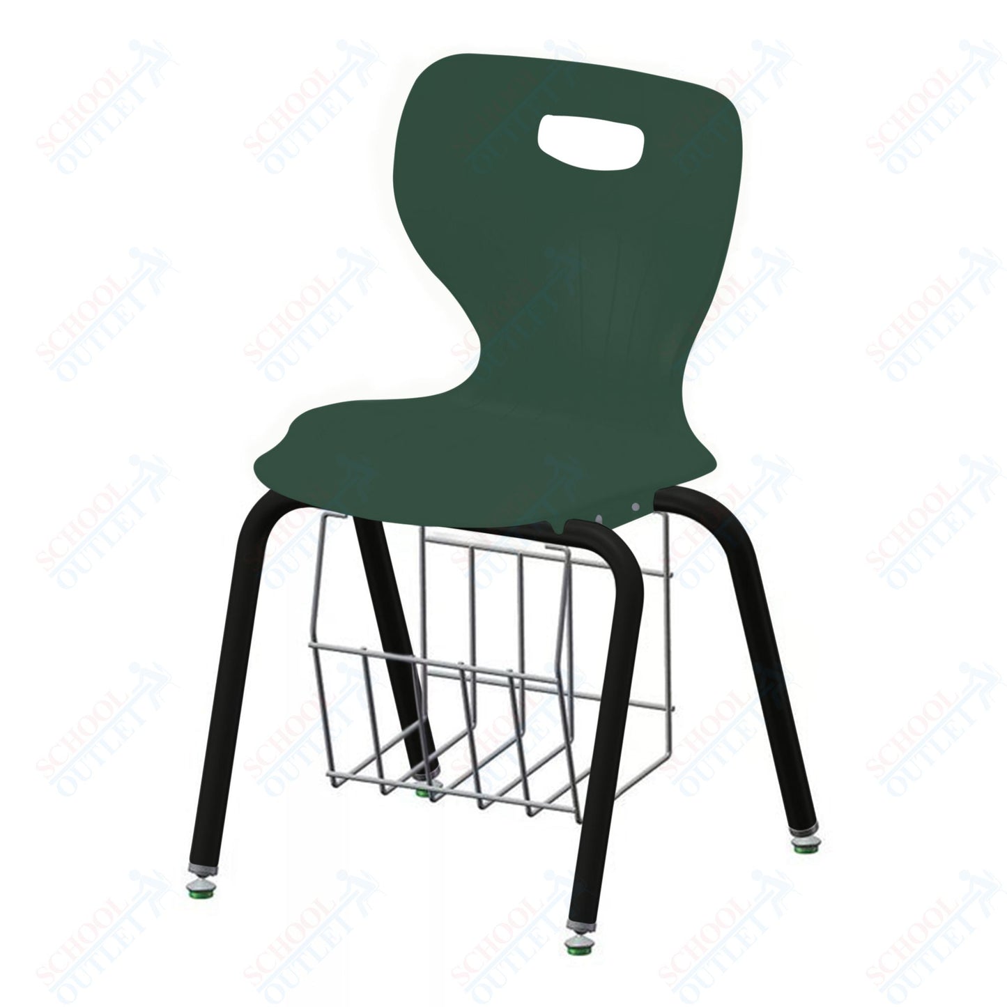 USA Capitol Euroflex 3500 Series 14" Chair with Book Basket (3514)