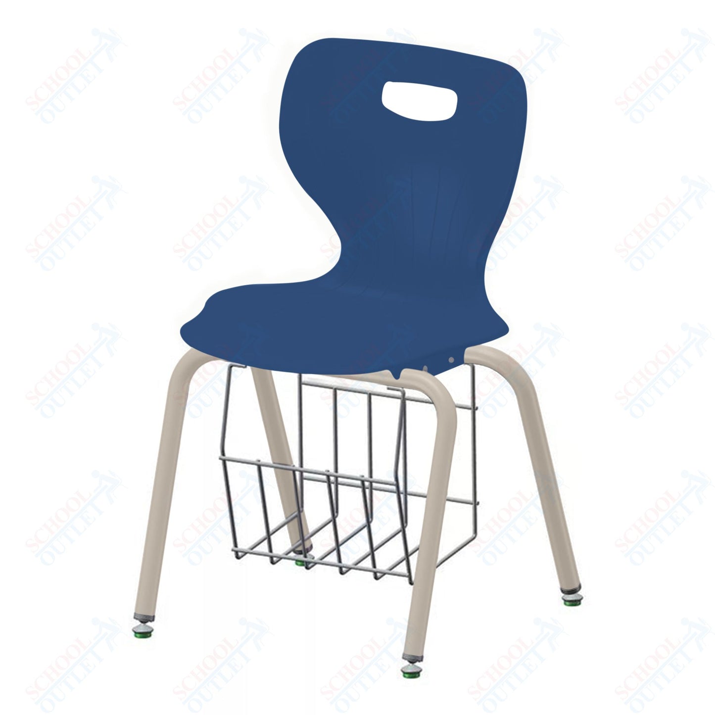 USA Capitol Euroflex 3500 Series 14" Chair with Book Basket (3514)