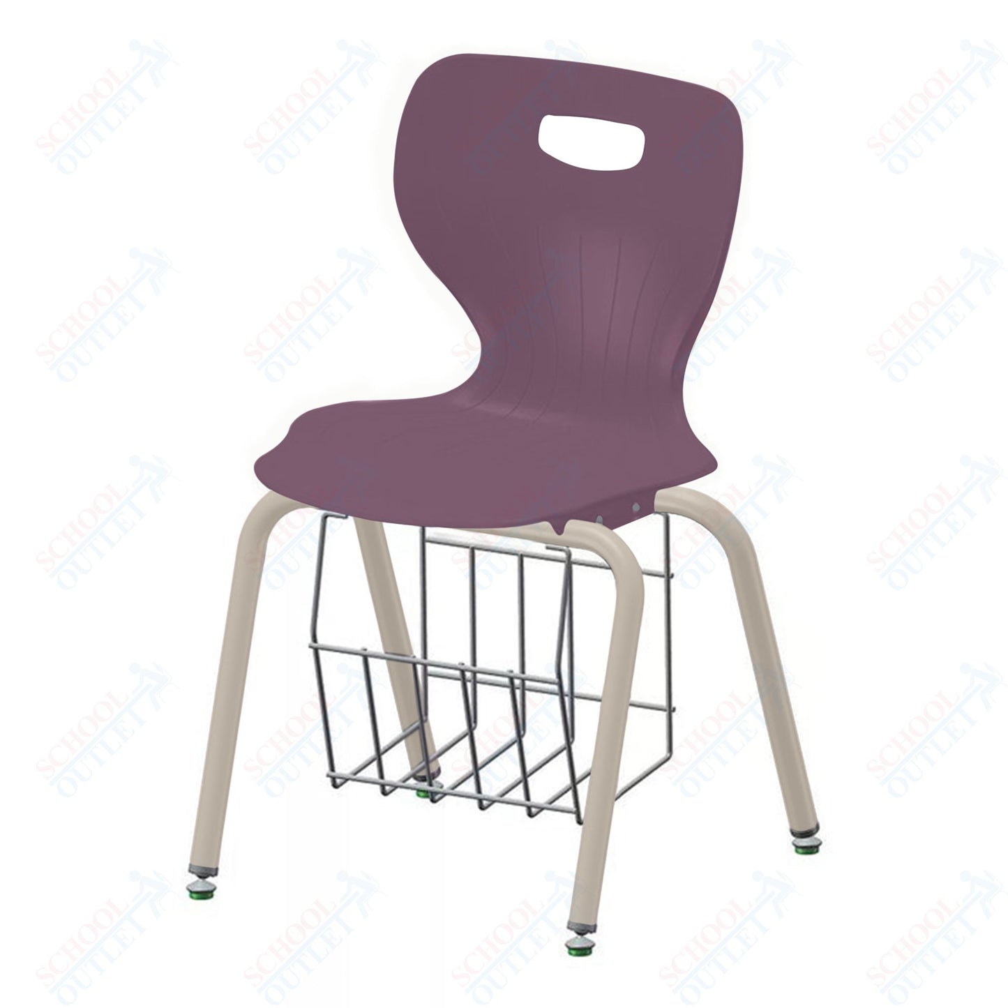 USA Capitol Euroflex 3500 Series 14" Chair with Book Basket (3514)