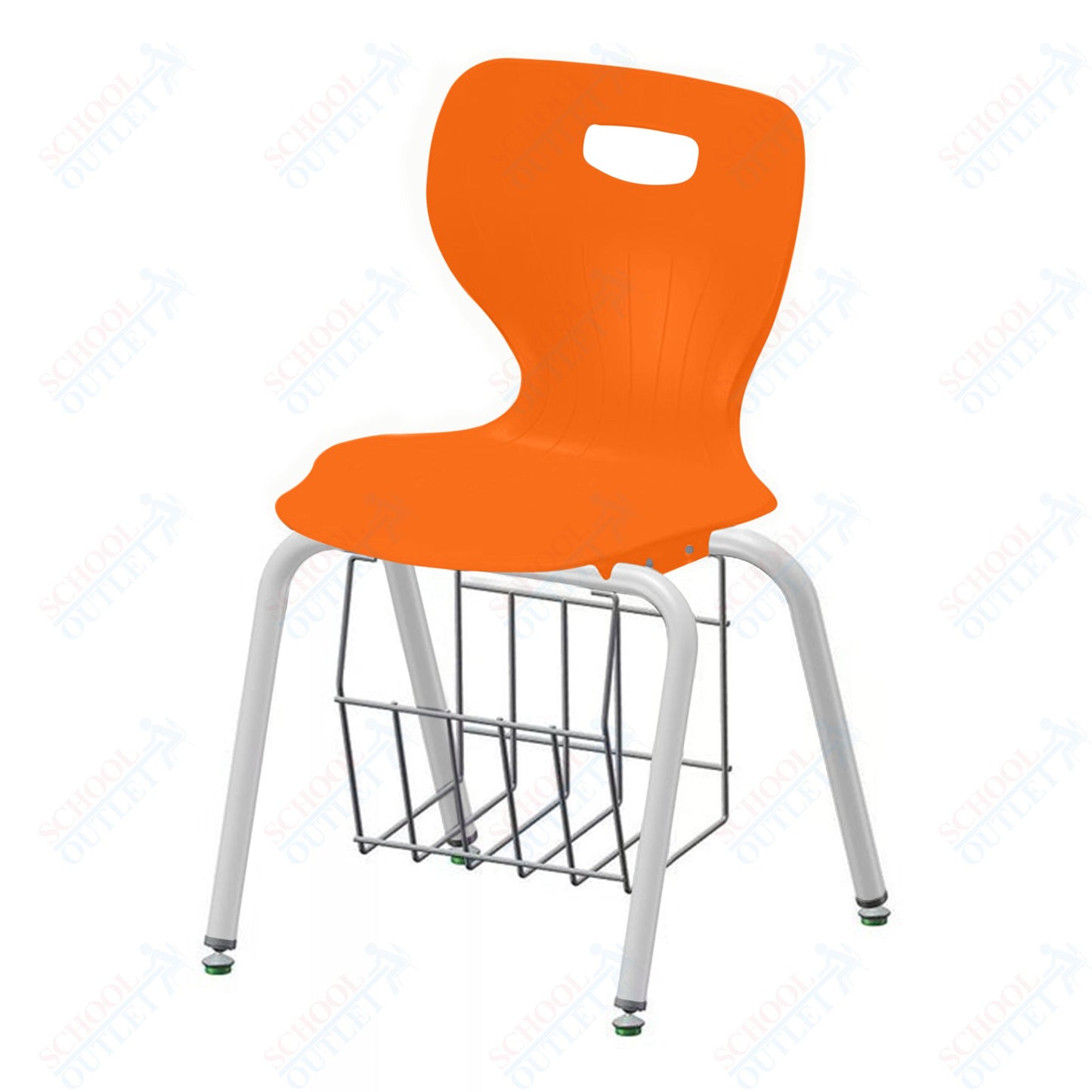 USA Capitol Euroflex 3500 Series 14" Chair with Book Basket (3514)