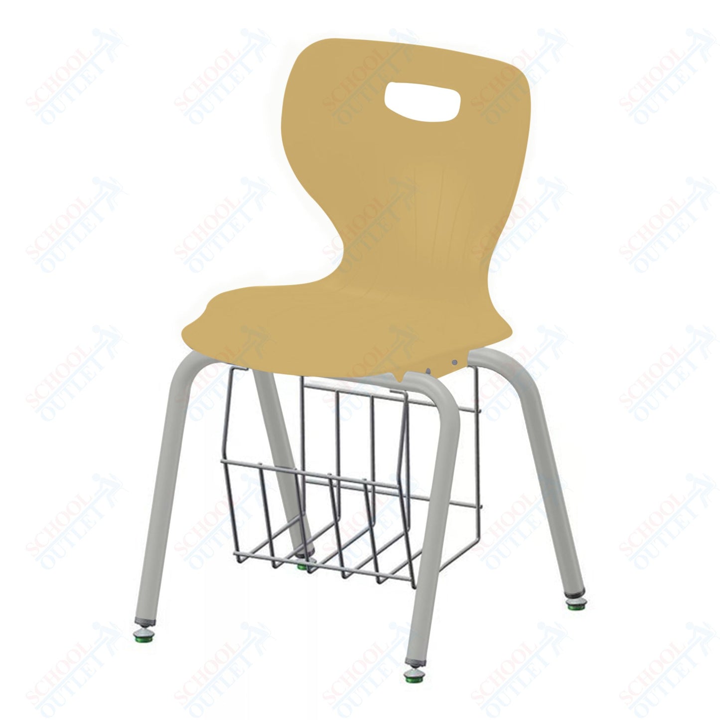 USA Capitol Euroflex 3500 Series 14" Chair with Book Basket (3514)