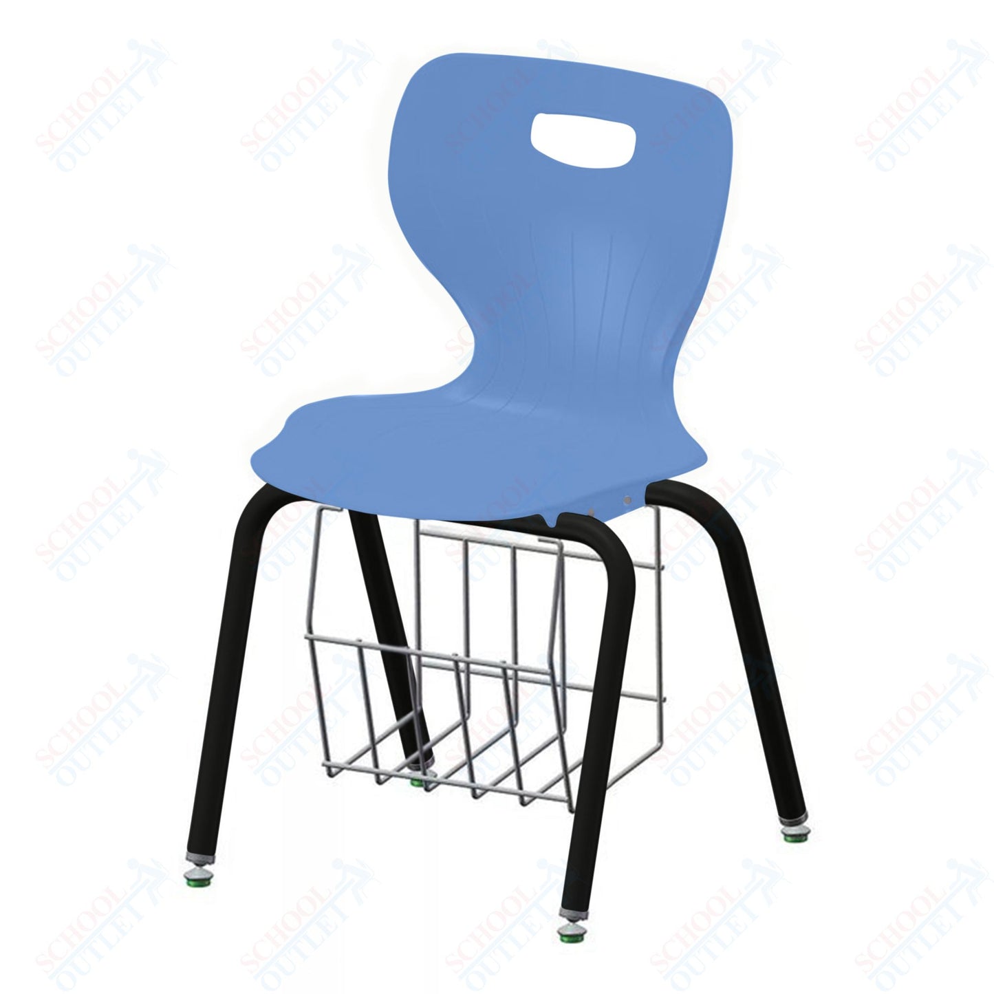 USA Capitol Euroflex 3500 Series 14" Chair with Book Basket (3514)