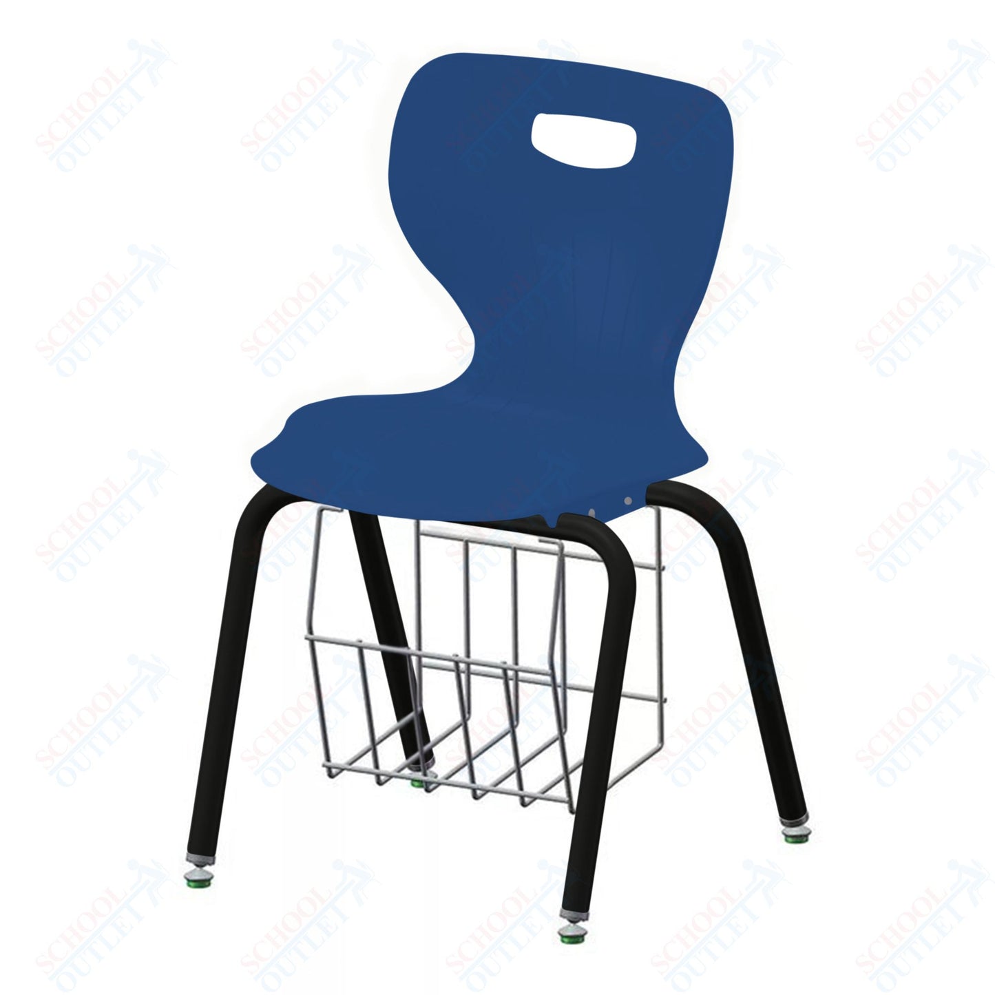 USA Capitol Euroflex 3500 Series 16" Chair with Book Basket (3516)