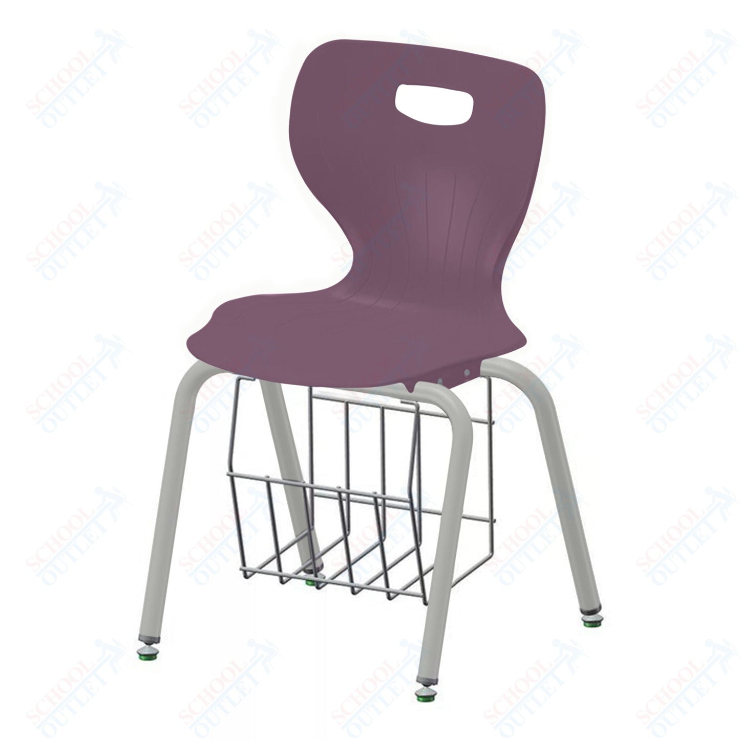 USA Capitol Euroflex 3500 Series 16" Chair with Book Basket (3516)