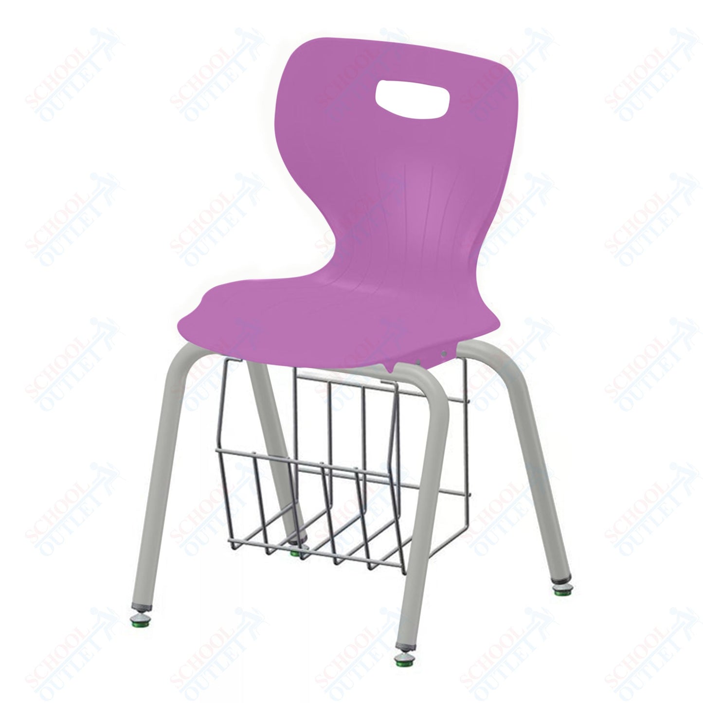 USA Capitol Euroflex 3500 Series 16" Chair with Book Basket (3516)