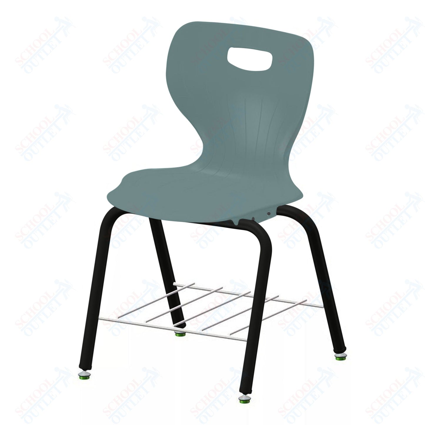 USA Capitol Euroflex 3500 Series 18" Mobile Chair with Flat Book Rack (3528C)