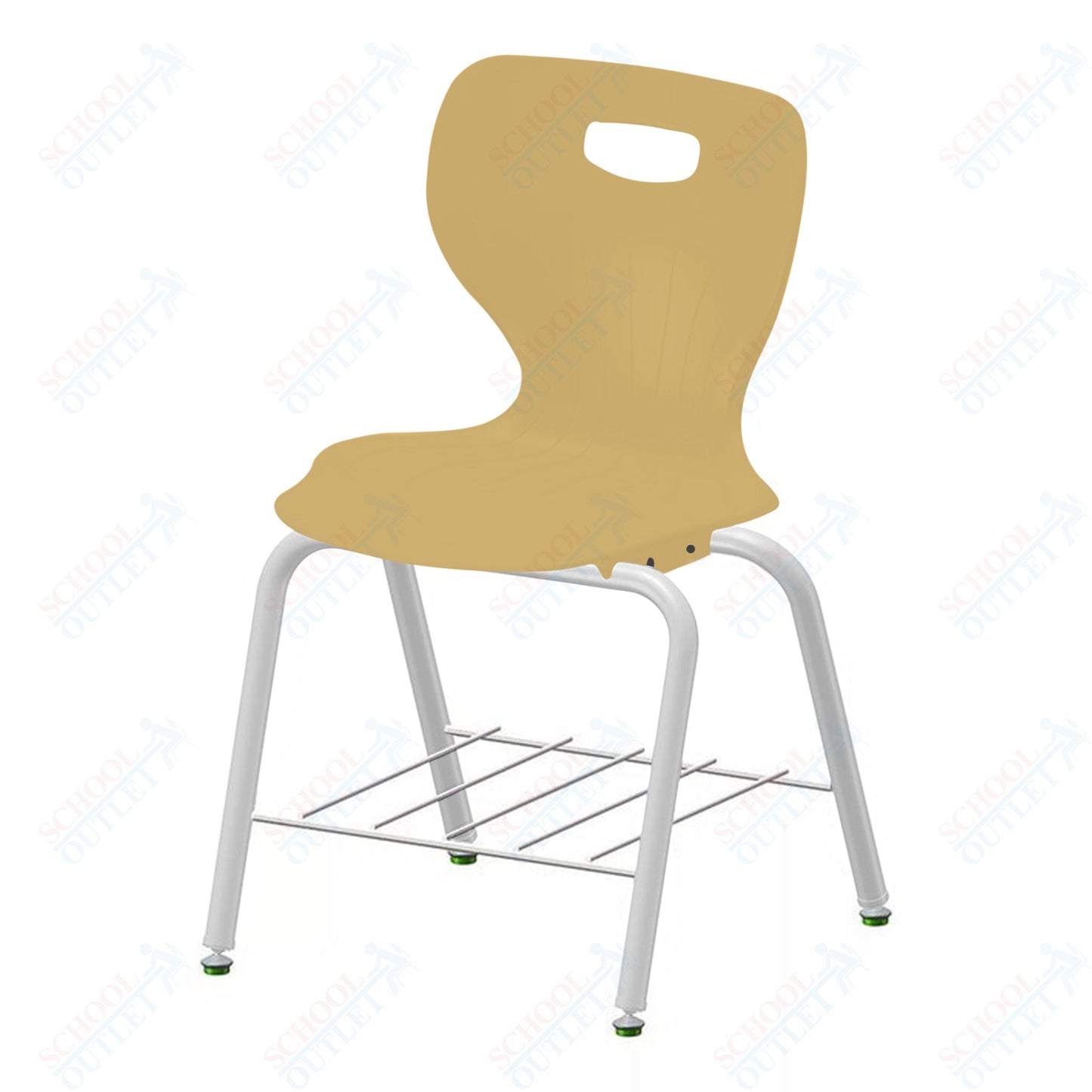 USA Capitol Euroflex 3500 Series 18" Mobile Chair with Flat Book Rack (3528C)