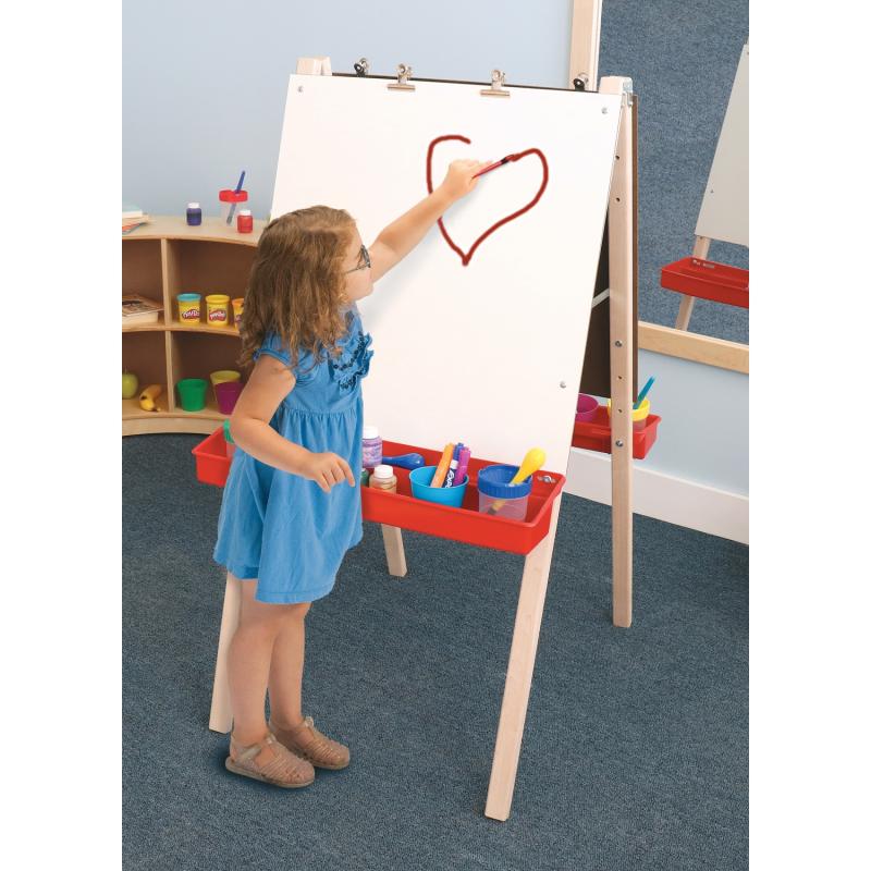 Whitney Brothers Adj. Double Easel With Dry Erase Boards(Whitney Brothers WHT-WB6800)