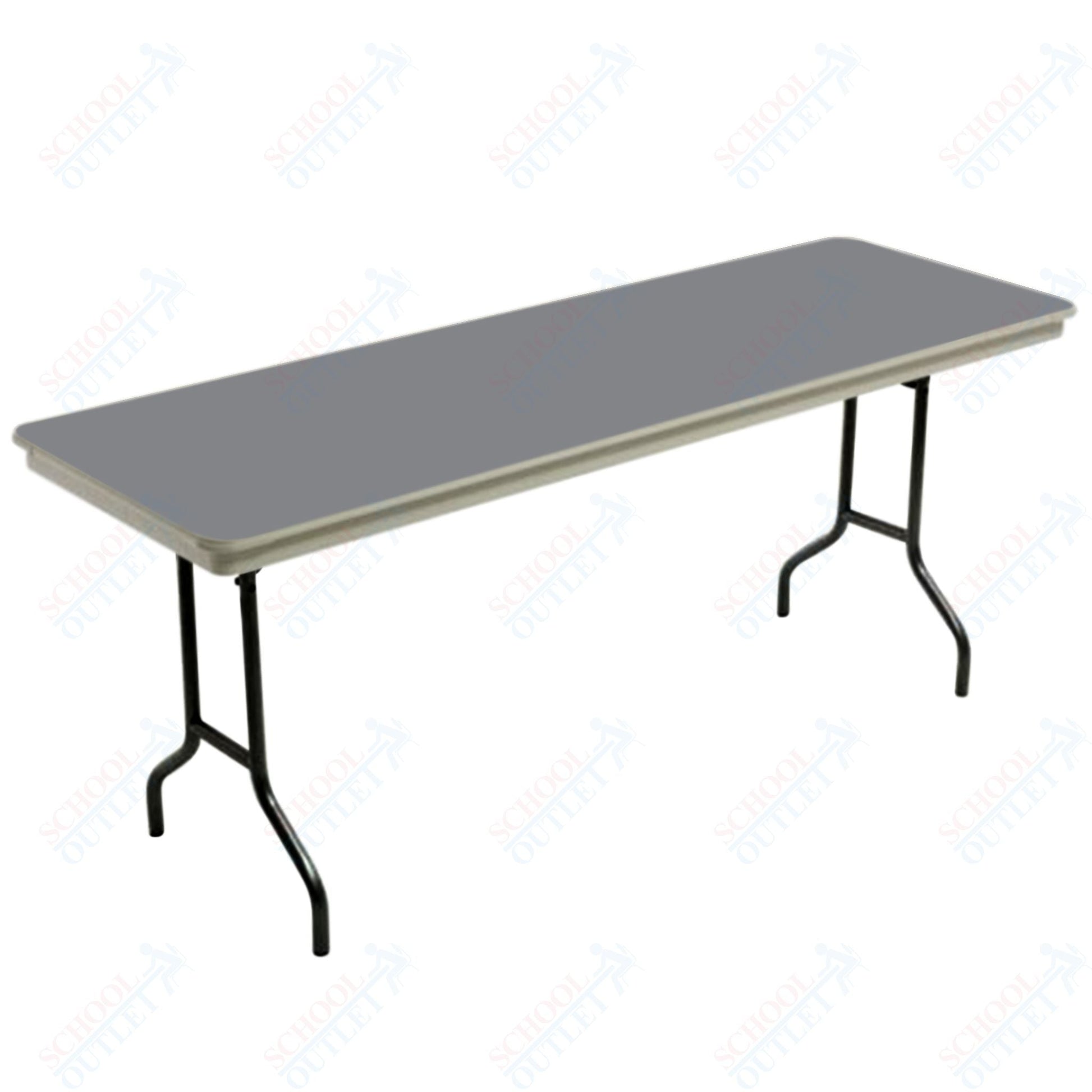 AmTab Dynalite Featherweight Heavy-Duty ABS Plastic Folding Table - Rectangle - 18"W x 60"L x 29"H (AmTab AMT-185DL) - SchoolOutlet