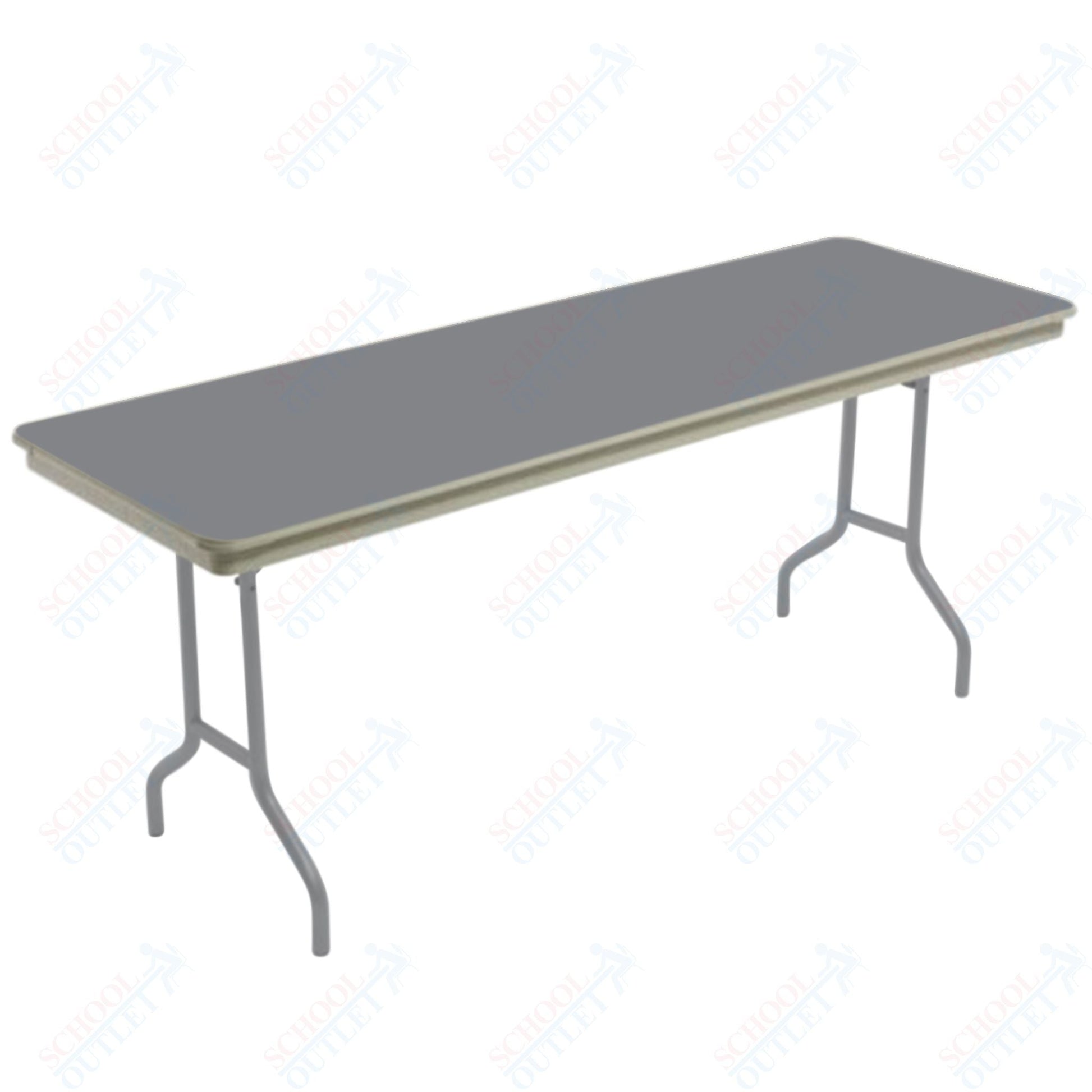 AmTab Dynalite Featherweight Heavy-Duty ABS Plastic Folding Table - Rectangle - 18"W x 60"L x 29"H (AmTab AMT-185DL) - SchoolOutlet