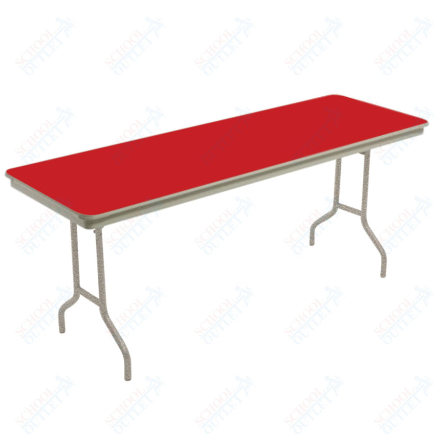 AmTab Dynalite Featherweight Heavy-Duty ABS Plastic Folding Table - Rectangle - 18"W x 60"L x 29"H (AmTab AMT-185DL) - SchoolOutlet