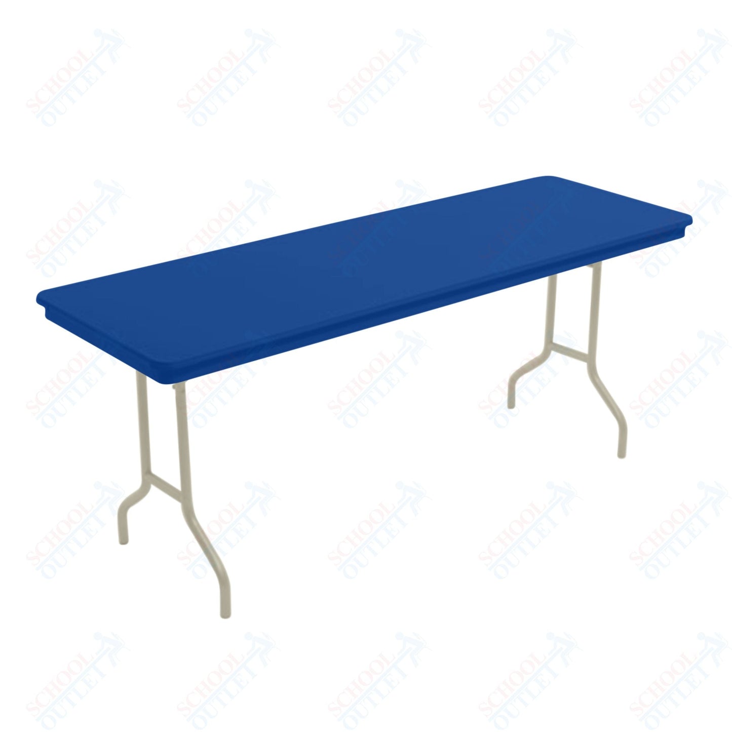 AmTab Dynalite Featherweight Heavy - Duty ABS Plastic Folding Table - Rectangle - 24"W x 72"L x 29"H (AmTab AMT - 246DL) - SchoolOutlet