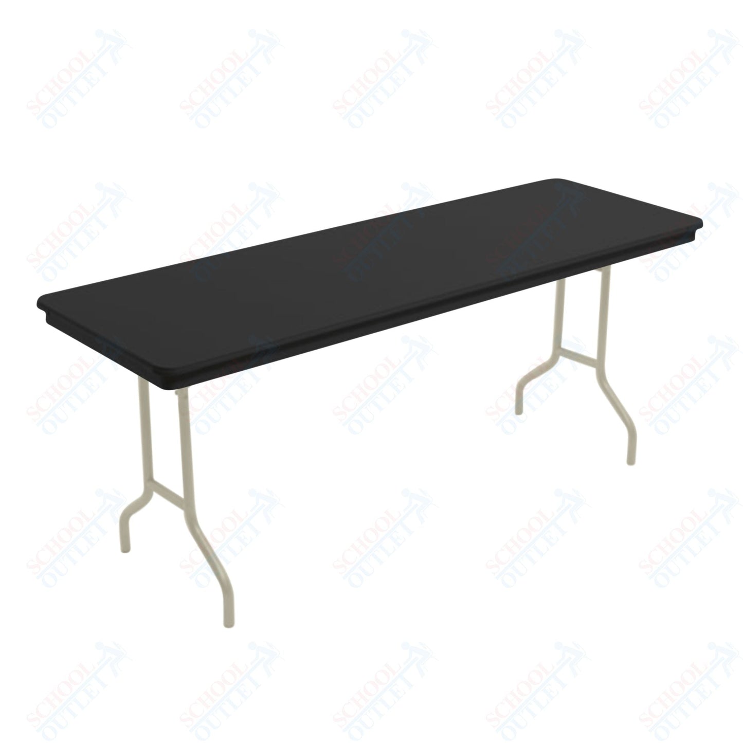 AmTab Dynalite Featherweight Heavy - Duty ABS Plastic Folding Table - Rectangle - 30"W x 72"L x 29"H (AmTab AMT - 306DL) - SchoolOutlet