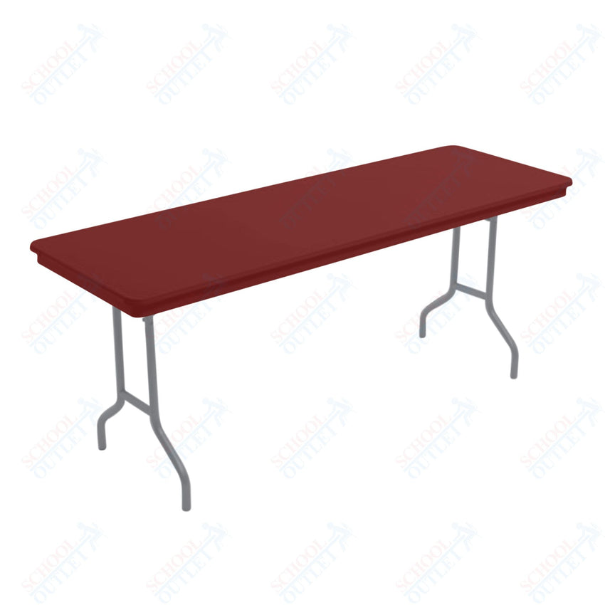 AmTab Dynalite Featherweight Heavy - Duty ABS Plastic Folding Table - Rectangle - 30"W x 96"L x 29"H (AmTab AMT - 308DL) - SchoolOutlet