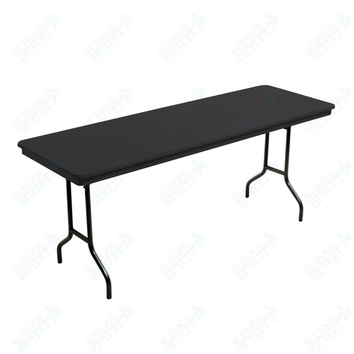 AmTab Dynalite Featherweight Heavy - Duty ABS Plastic Folding Table - Rectangle - 36"W x 72"L x 29"H (AmTab AMT - 366DL) - SchoolOutlet