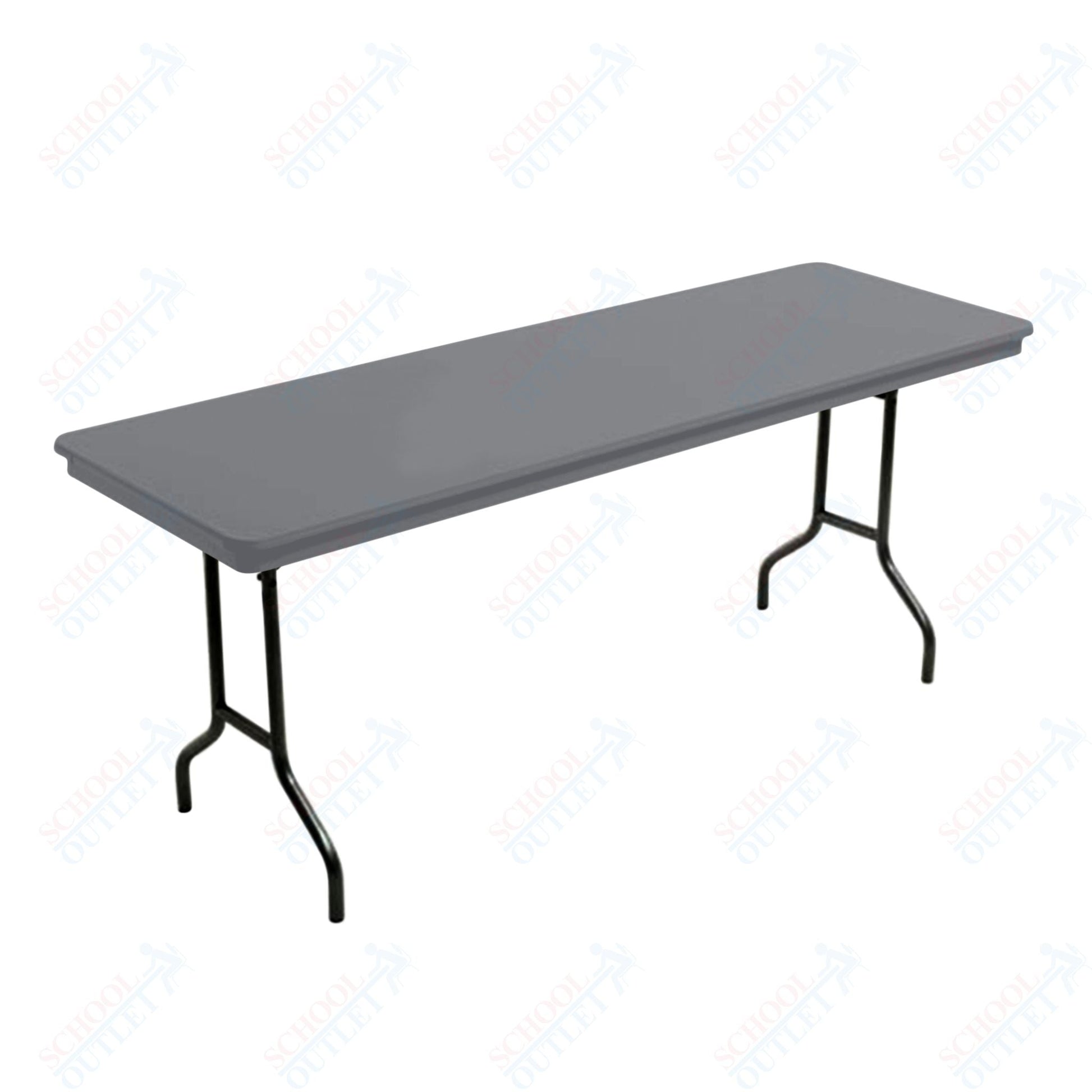 AmTab Dynalite Featherweight Heavy - Duty ABS Plastic Folding Table - Rectangle - 36"W x 96"L x 29"H (AmTab AMT - 368DL) - SchoolOutlet