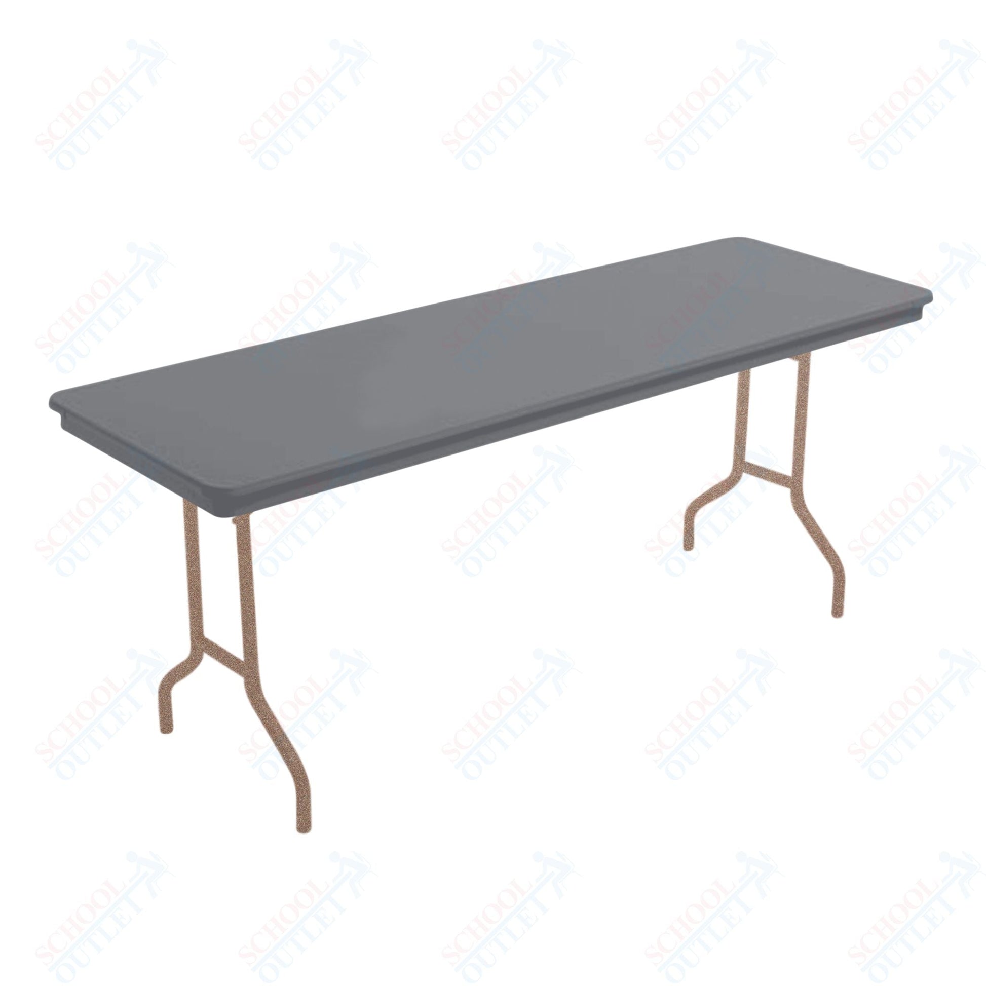 AmTab Dynalite Featherweight Heavy - Duty ABS Plastic Folding Table - Rectangle - 36"W x 96"L x 29"H (AmTab AMT - 368DL) - SchoolOutlet