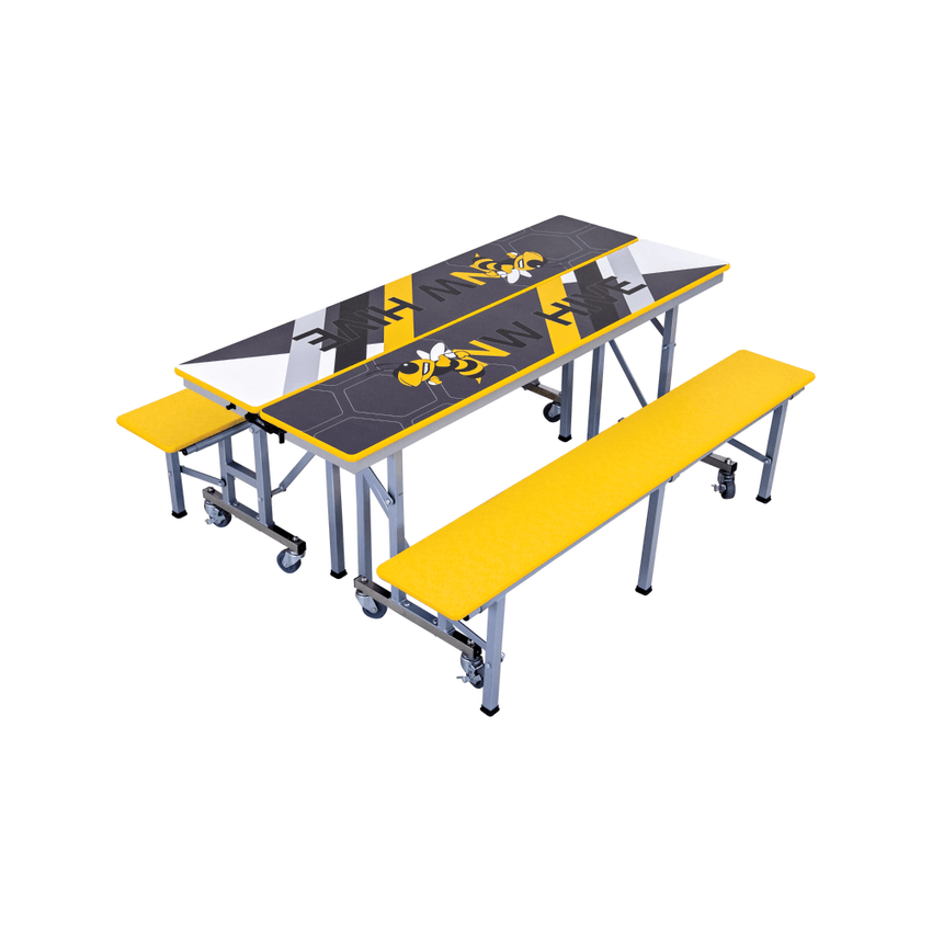 AmTab All - In - One Mobile Convertible Bench - 72"L (AmTab AMT - ACB6) - SchoolOutlet