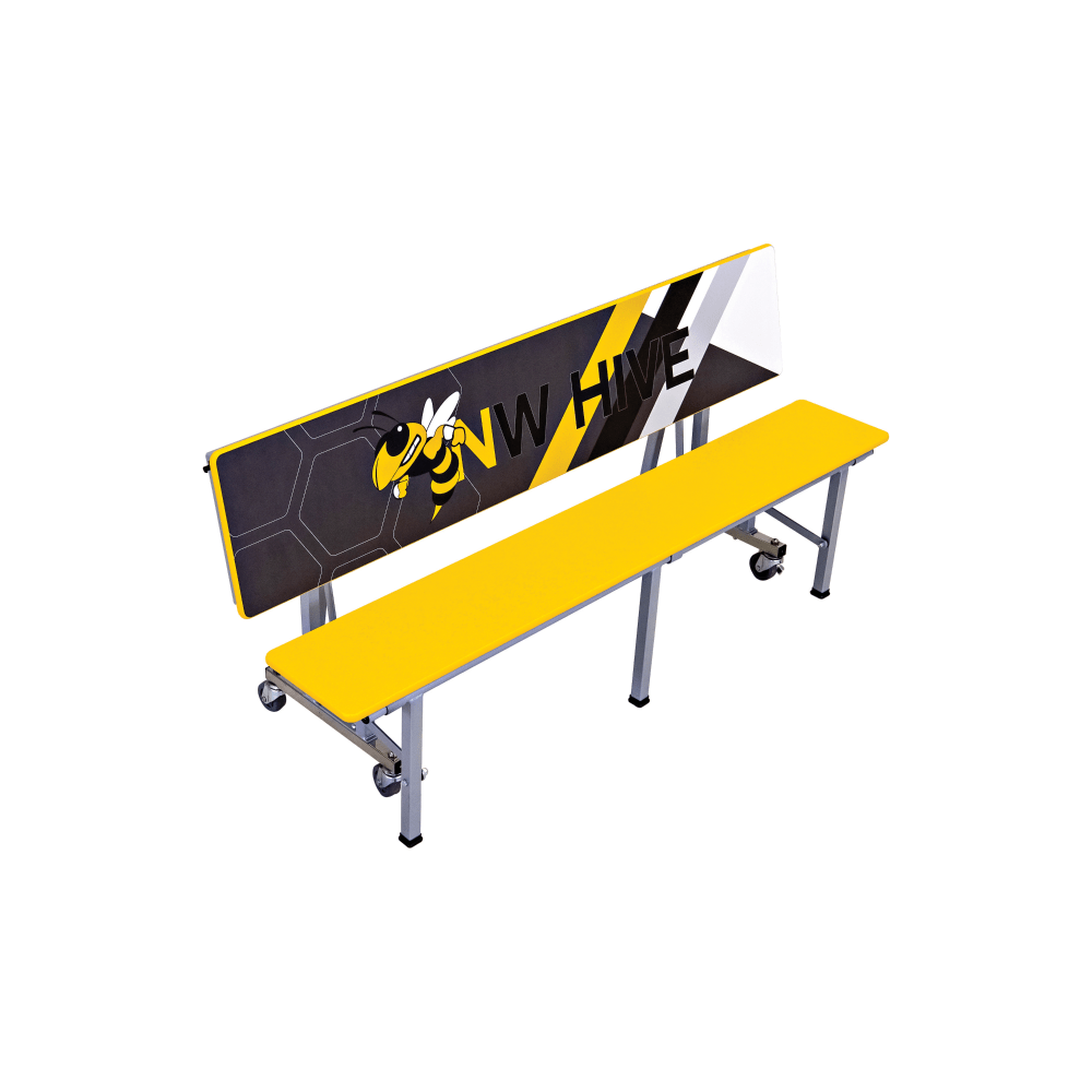 AmTab All - In - One Mobile Convertible Bench - 72"L (AmTab AMT - ACB6) - SchoolOutlet