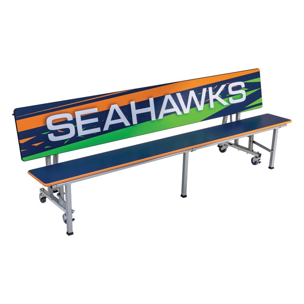 AmTab All - In - One Mobile Convertible Bench - 84"L (AmTab AMT - ACB7) - SchoolOutlet