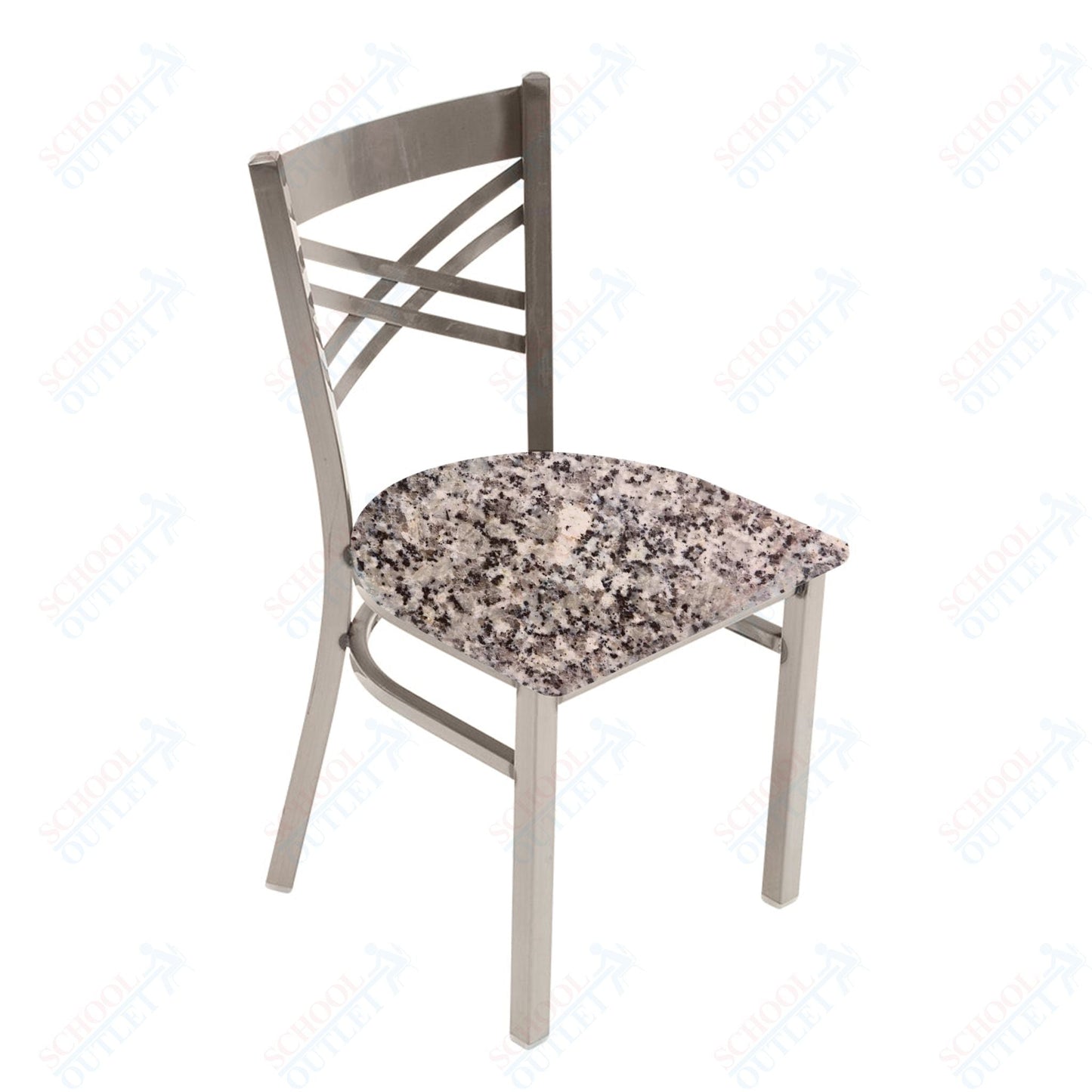 AmTab Cafe Chair - 16.5"W x 17"L x 32.25"H - Seat Height 17.25"H (AMT - CAFECHAIR - 1) - SchoolOutlet