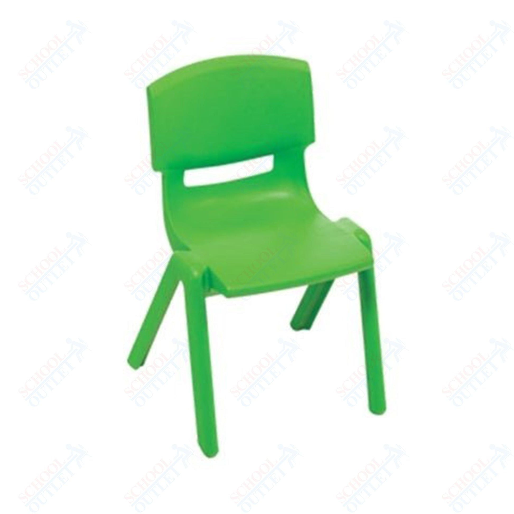 AmTab Classroom School Chair for Kindergarten through 2nd Grade - Stackable - 14.5"W x 15.75"L x 23.25"H - Seat Height 13.5"H (AMT - CLASSCHAIR - 3) - SchoolOutlet