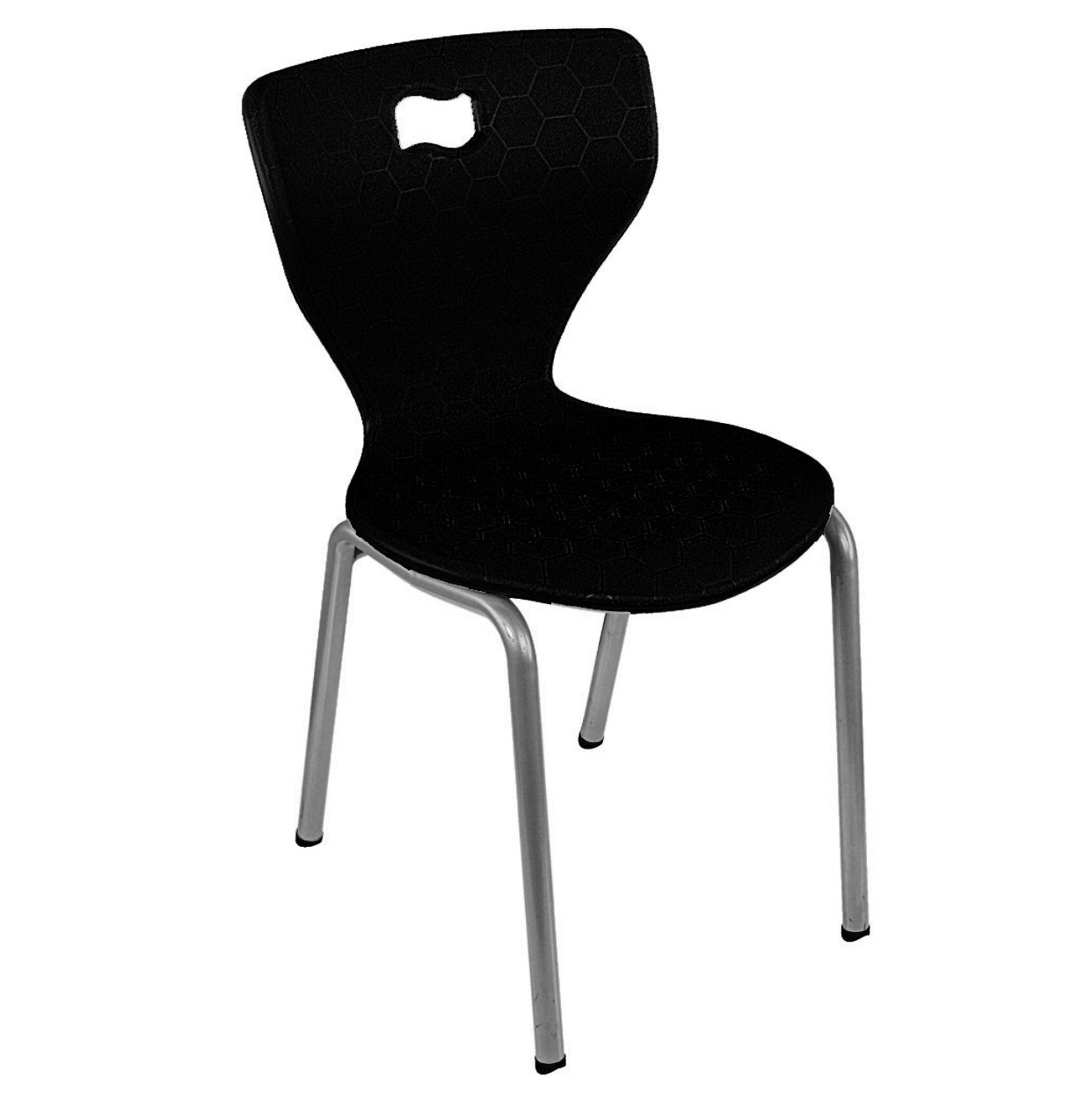 Black 4-Leg School Chair