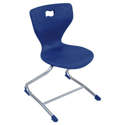 AmTab Ergonomic Engage Sled School Chair for Adult - 21.25"W x 21.75"D x 35.75"H with 20.25" Seat Height (AMT-ErgoEngageChair-8)